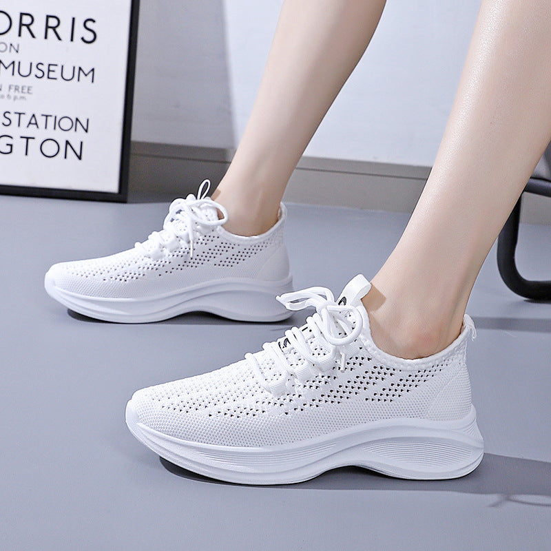 Womens Mesh Sneakers, Summer New Style, Korean-style Casual