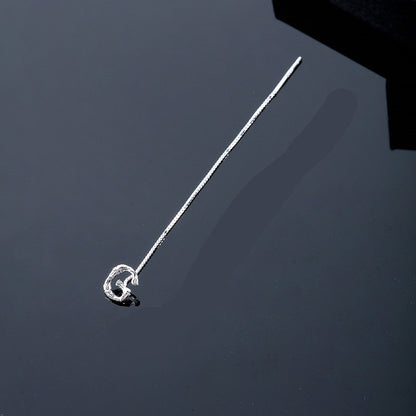 26-Letter Drop Earrings in 925 Sterling Silver – Minimalist Jewelry for Women