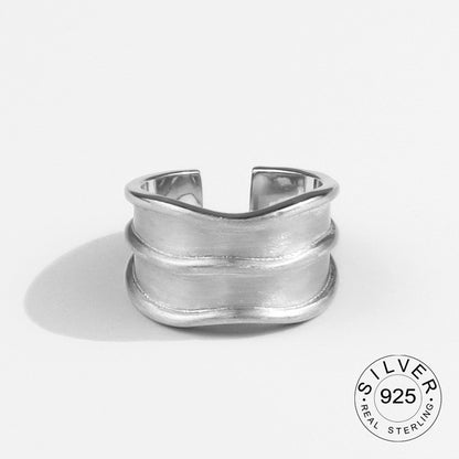 925 Sterling Silver Engagement Ring for Women – Vintage Gold‑Tone Statement Jewelry