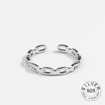 925 Sterling Silver Engagement Ring for Women – Vintage Gold‑Tone Statement Jewelry