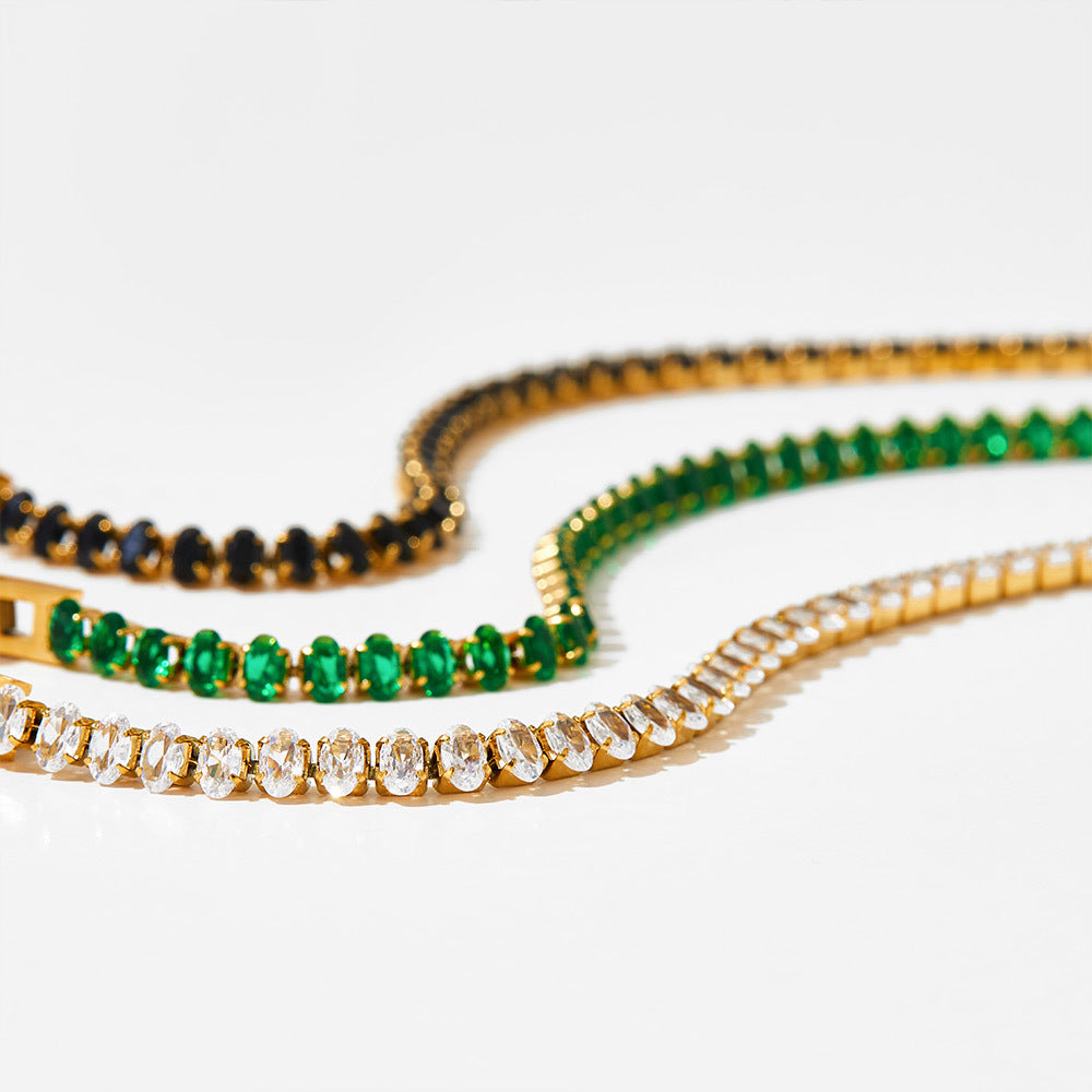 French Vintage Stainless Steel Bracelet for Women – Elegant Retro Jewelry