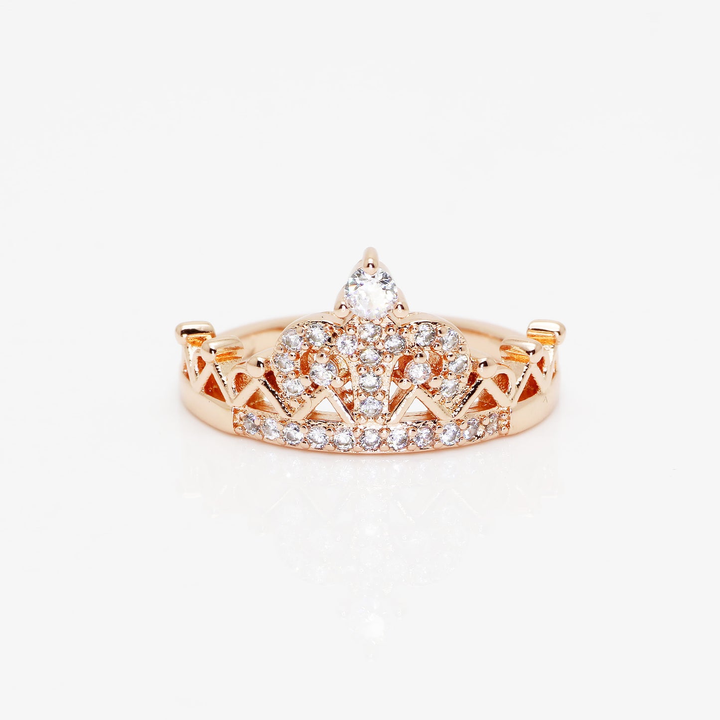 Crown Ring for Women – Elegant Princess Jewelry
