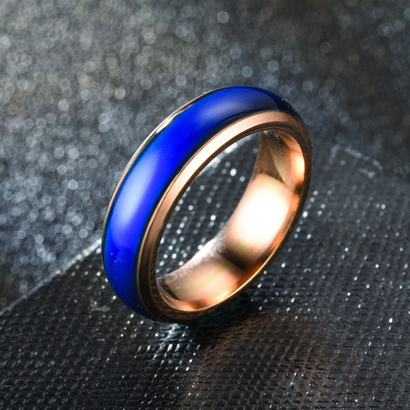 Temperature Sensitive Color Changing Ring – Mood Ring for Couples & Adults
