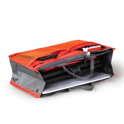 Women Lady Travel Insert Handbag Organizer Makeup Bags Toiletry Purse Liner With Hand Strap