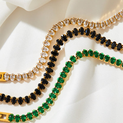 French Vintage Stainless Steel Bracelet for Women – Elegant Retro Jewelry