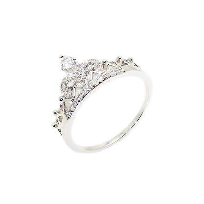 Crown Ring for Women – Elegant Princess Jewelry