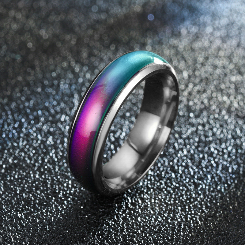 Temperature Sensitive Color Changing Ring – Mood Ring for Couples & Adults