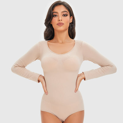 Shapewear Bodysuit Long-sleeve Lingerie For Women