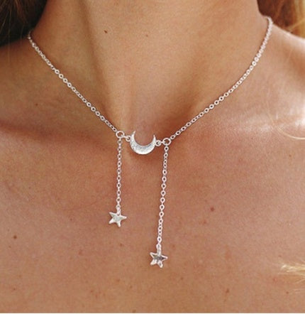 Multilayer Evil Eye Pendant Necklace for Women – Crystal Star & Water Drop Charm