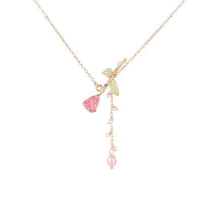 Women’s Vintage French Necklace – Chic Collarbone Jewellery Gift