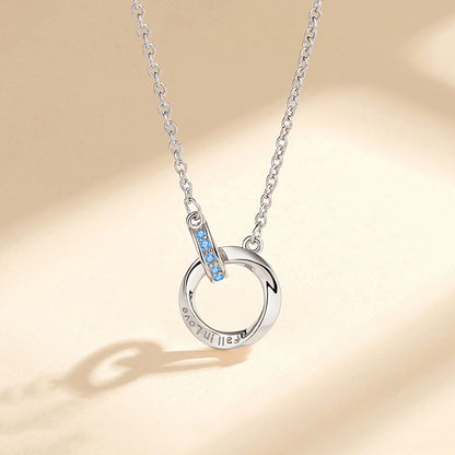 925 Silver Mobius Strip Pendant Necklace – Modern Elegant Gift for Women