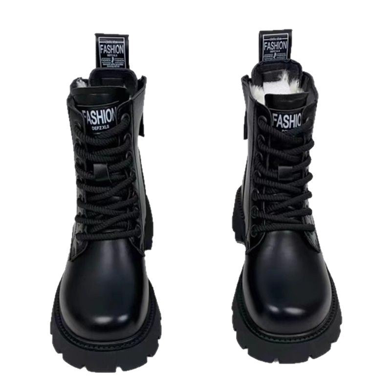 Womens Stylish Padded Insulated Boots With Thick Soles