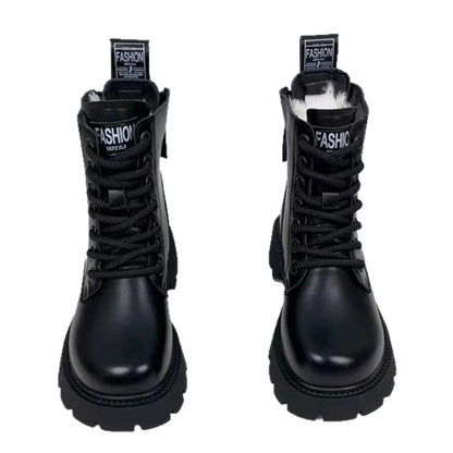 Womens Stylish Padded Insulated Boots With Thick Soles