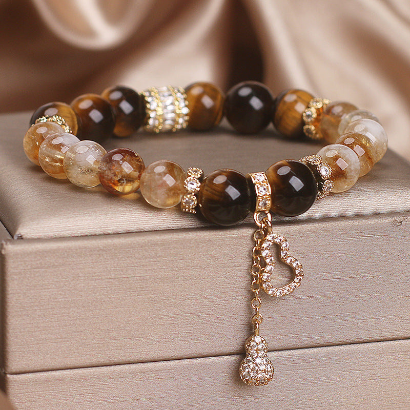Lucky Citrine Fulu Bracelet for Women – Fortune & Wealth Energy Jewelry
