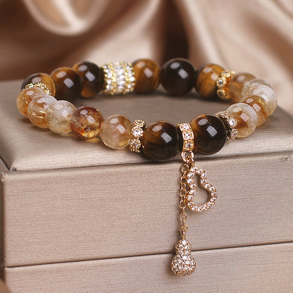 Lucky Citrine Fulu Bracelet for Women – Fortune & Wealth Energy Jewelry