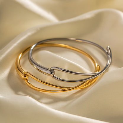 Minimalist Stainless Steel Bracelet for Women – Modern INS Style Jewelry