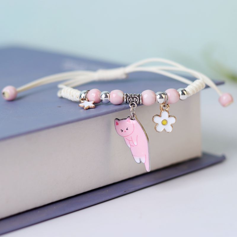 Lazy Cat Charm Bracelet for Women – Cute & Playful Jewelry