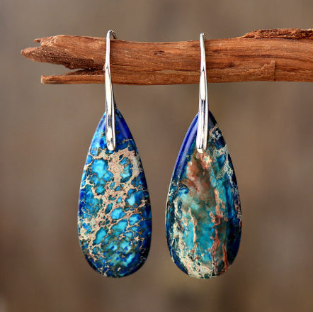 Bohemian Multi-Color Pendant Earrings for Women – Chic Statement Jewelry