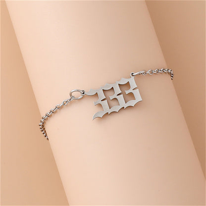 Angel Engraved Stainless Steel Bracelet for Women – Creative Spiritual Jewelry