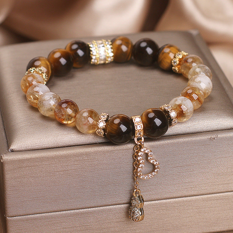 Lucky Citrine Fulu Bracelet for Women – Fortune & Wealth Energy Jewelry