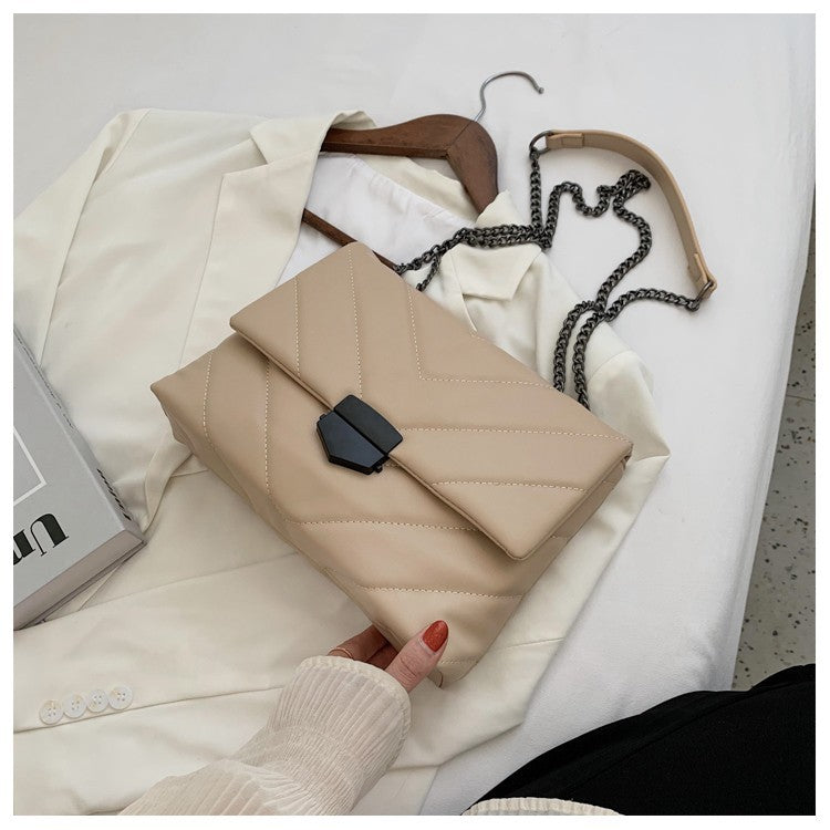 Trendy Small Embroidered PU Leather Crossbody Bag for Women – Fashion Shoulder Handbag