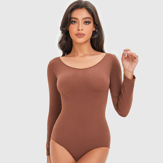 Shapewear Bodysuit Long-sleeve Lingerie For Women