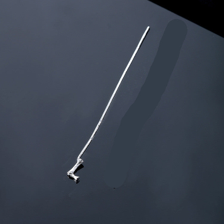 26-Letter Drop Earrings in 925 Sterling Silver – Minimalist Jewelry for Women