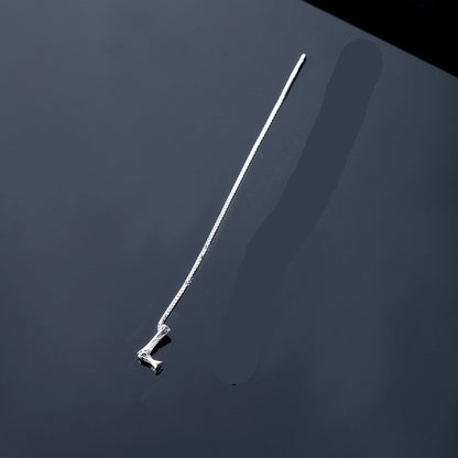 26-Letter Drop Earrings in 925 Sterling Silver – Minimalist Jewelry for Women