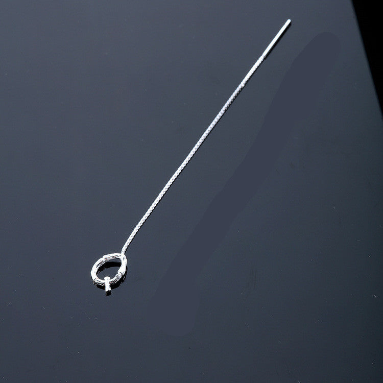 26-Letter Drop Earrings in 925 Sterling Silver – Minimalist Jewelry for Women