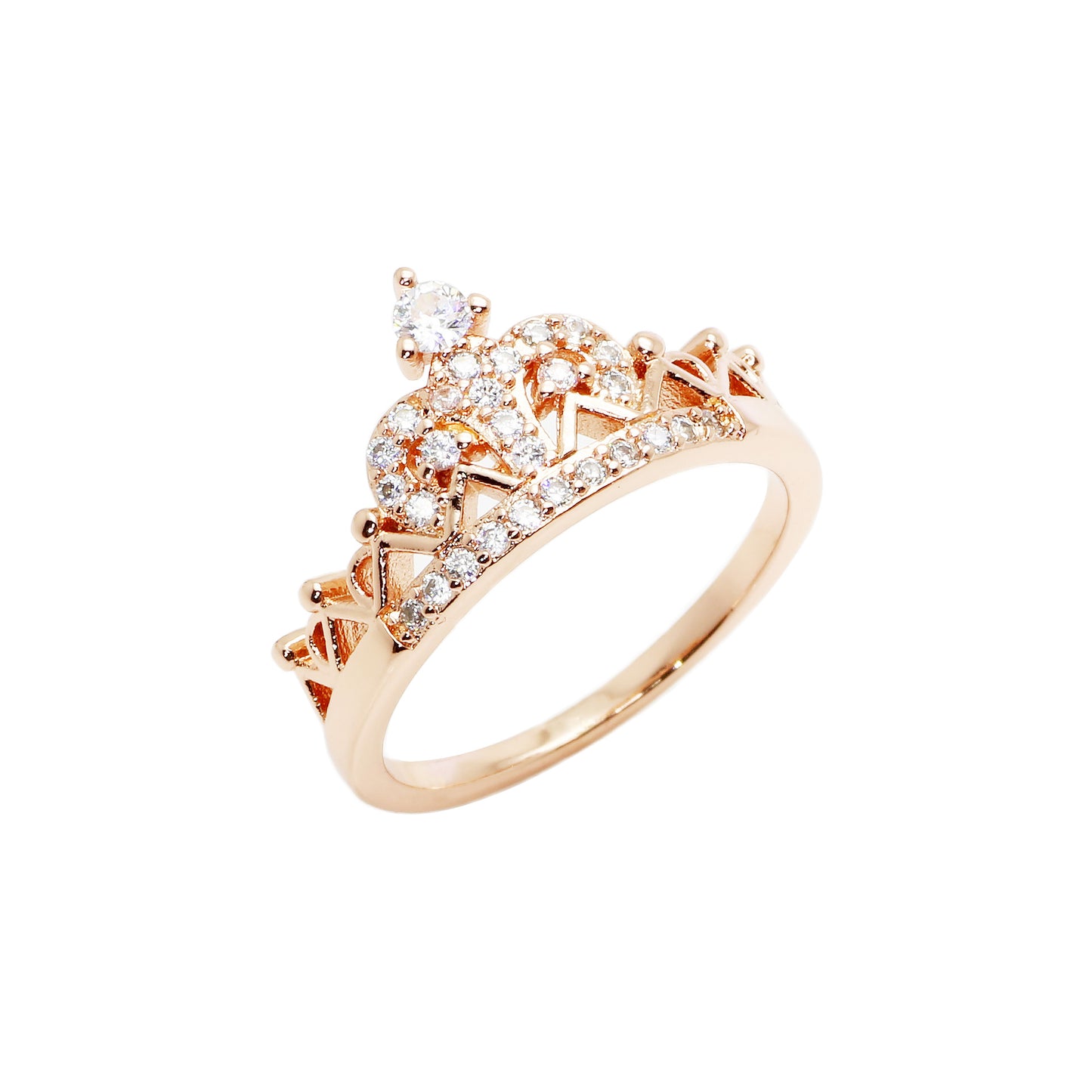 Crown Ring for Women – Elegant Princess Jewelry