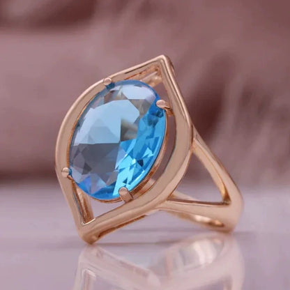 Colorful Rhinestone Teardrop Ring – Fashion Jewelry for Women