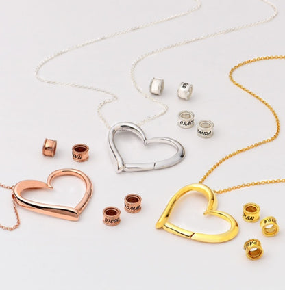 Personalized Heart Necklace for Women – Custom Name Pendant Jewelry Gift