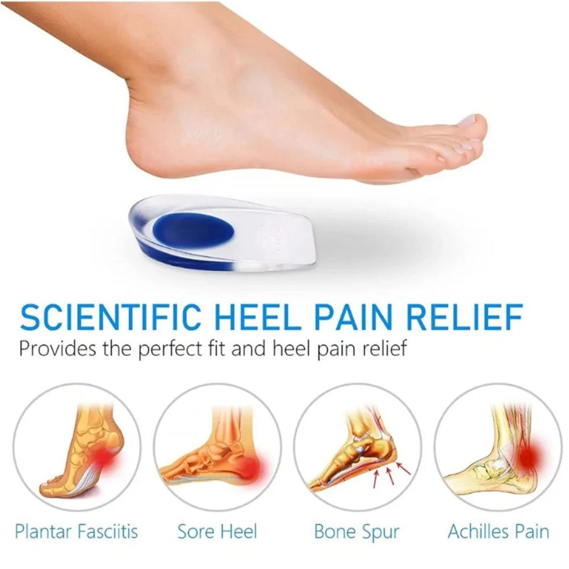 1pair Soft Silicone Gel Lnsoles Men Women