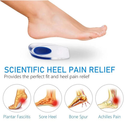 1pair Soft Silicone Gel Lnsoles Men Women