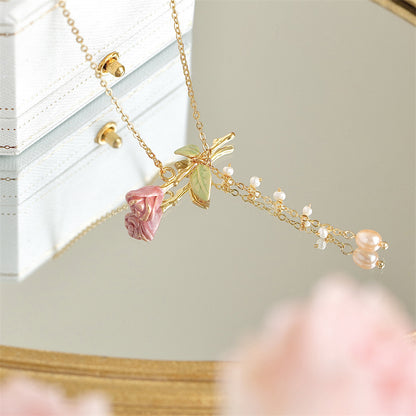 Women’s Vintage French Necklace – Chic Collarbone Jewellery Gift