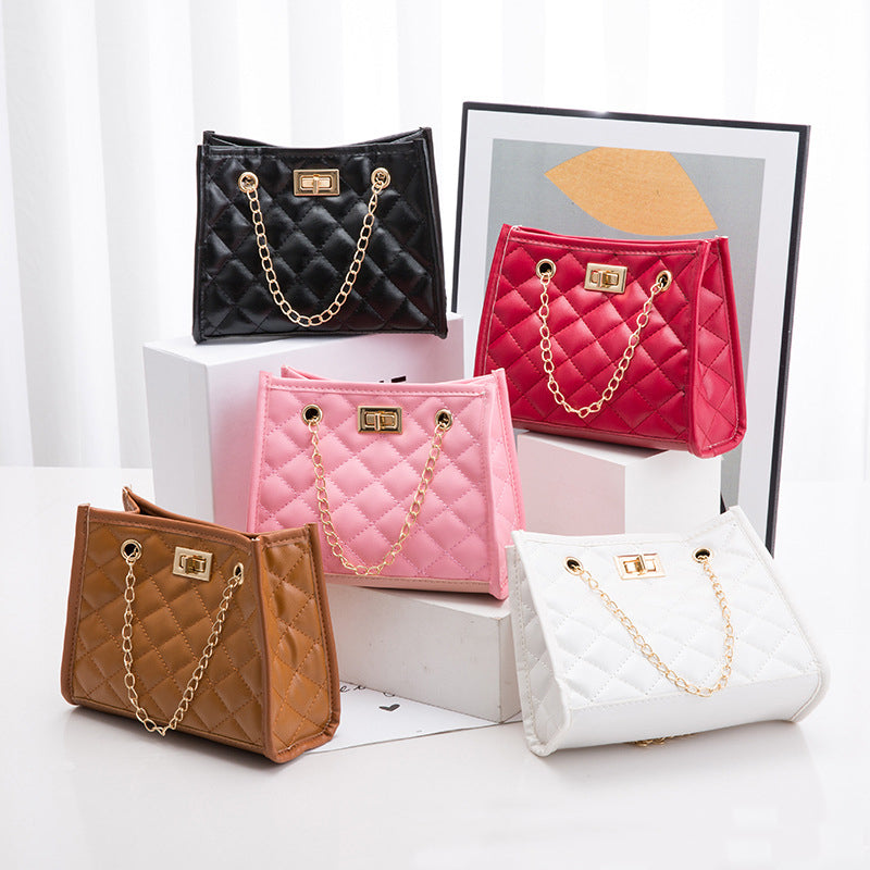 Trendy Mini Quilted Chain Bag for Women – Small Square Shoulder Purse