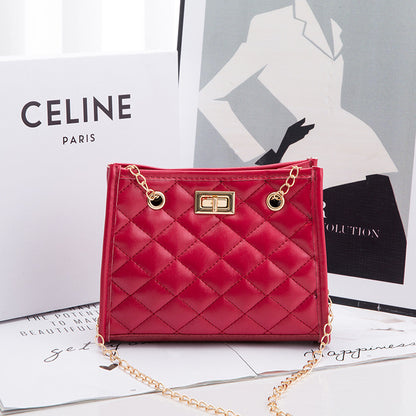 Trendy Mini Quilted Chain Bag for Women – Small Square Shoulder Purse