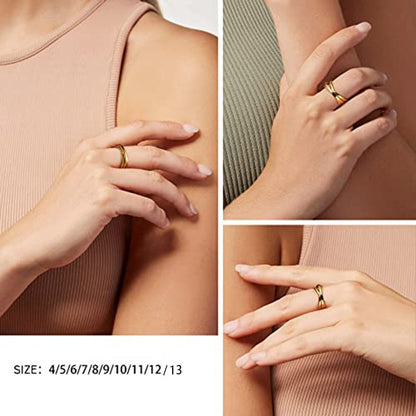 Three-Ring Rotating Ring – Personalized Anxiety Relief Ring for Couples & Women