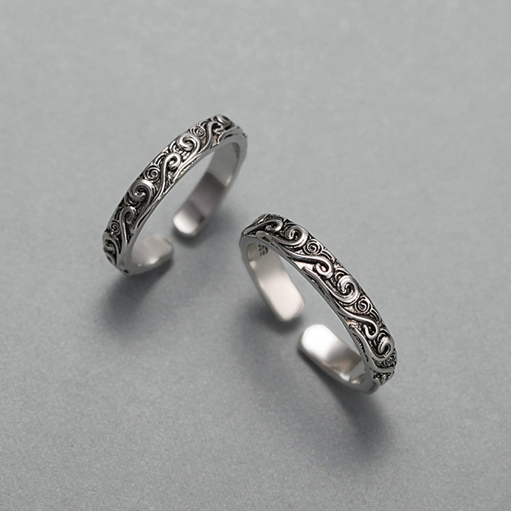 Trendy Retro Personality Ring – Unisex Fashion Jewelry for Men & Women