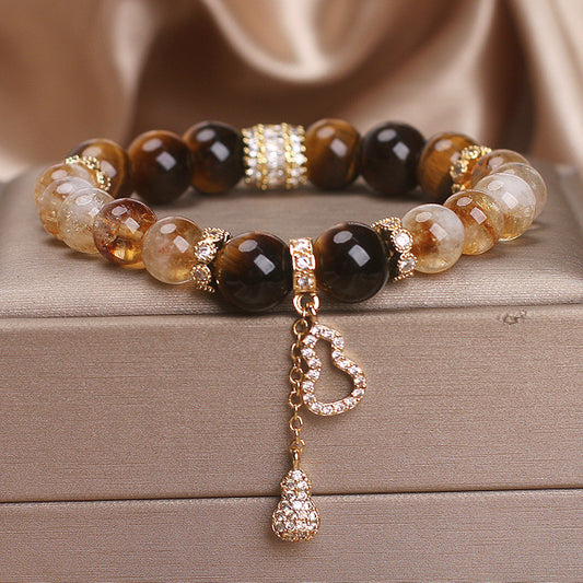 Lucky Citrine Fulu Bracelet for Women – Fortune & Wealth Energy Jewelry