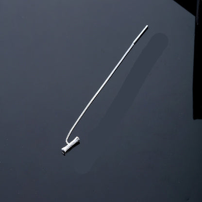 26-Letter Drop Earrings in 925 Sterling Silver – Minimalist Jewelry for Women