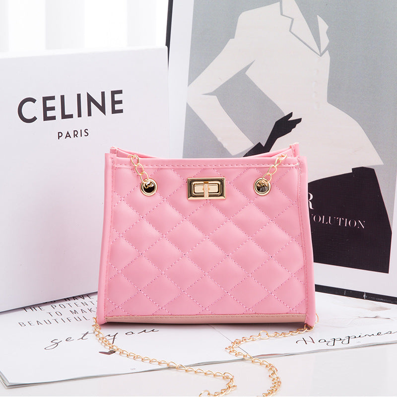 Trendy Mini Quilted Chain Bag for Women – Small Square Shoulder Purse