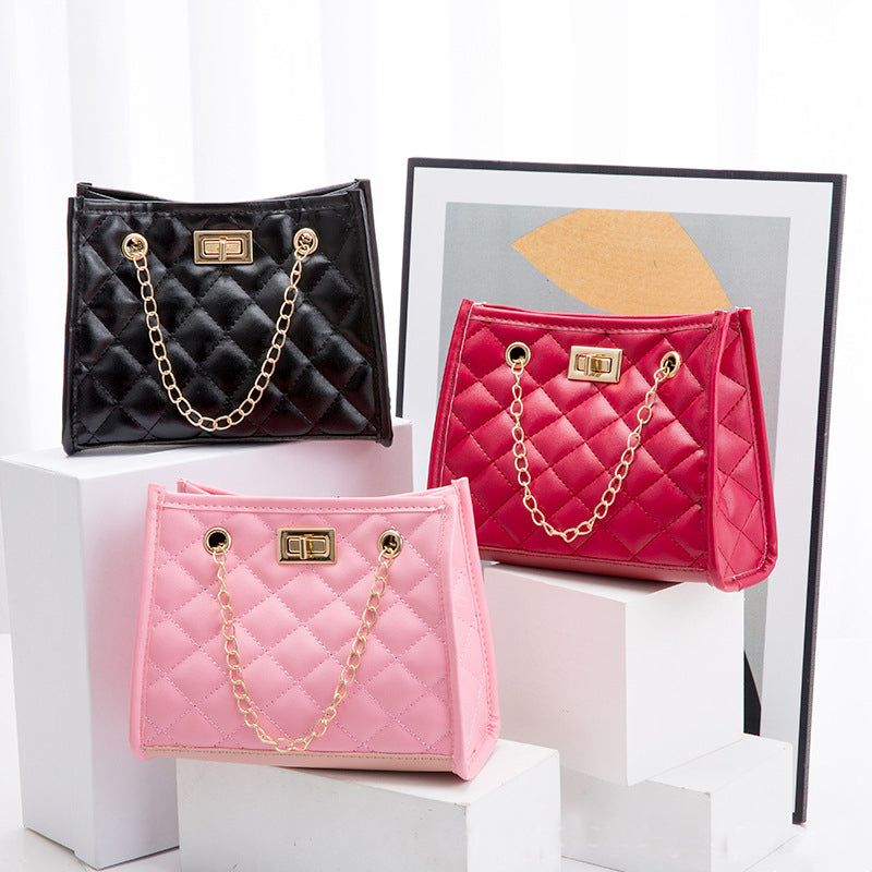 Trendy Mini Quilted Chain Bag for Women – Small Square Shoulder Purse
