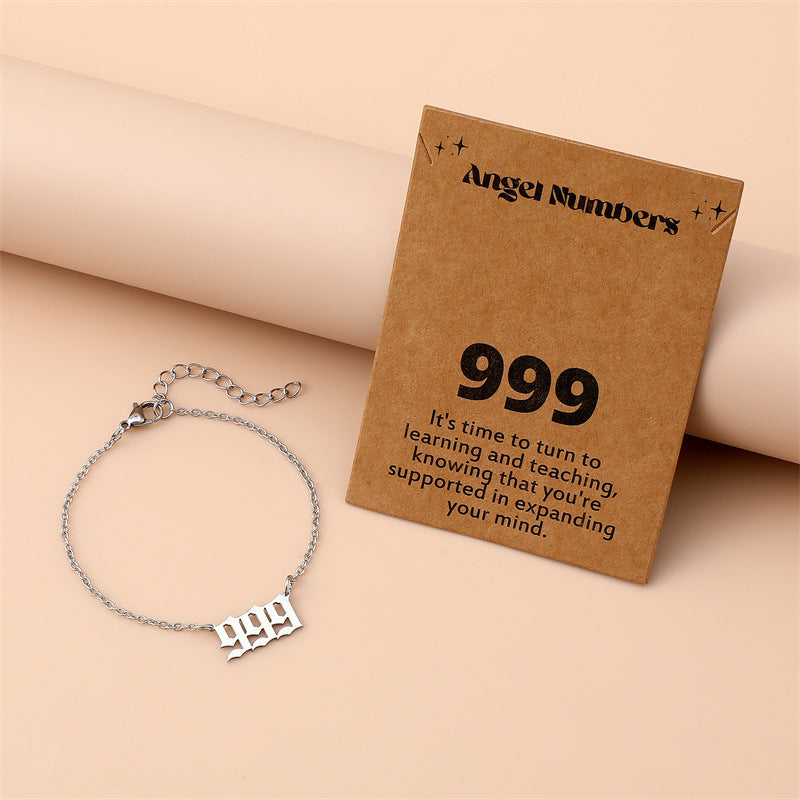 Angel Engraved Stainless Steel Bracelet for Women – Creative Spiritual Jewelry