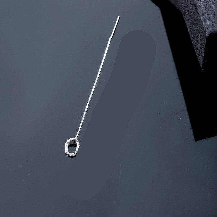 26-Letter Drop Earrings in 925 Sterling Silver – Minimalist Jewelry for Women