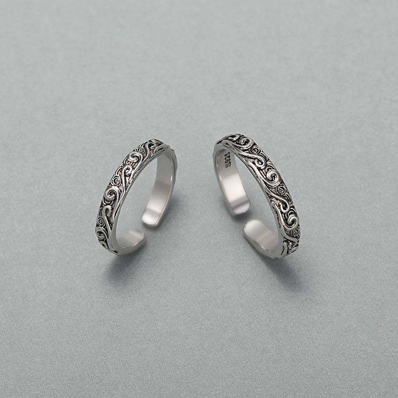 Trendy Retro Personality Ring – Unisex Fashion Jewelry for Men & Women