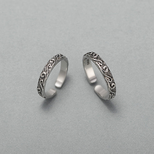 Trendy Retro Personality Ring – Unisex Fashion Jewelry for Men & Women