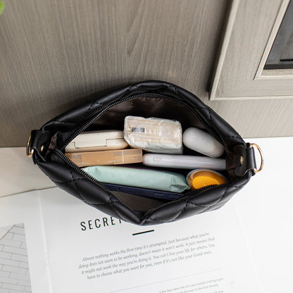 Trendy Small Embroidered Messenger Bag for Women – Fashion Chain Shoulder Crossbody Purse