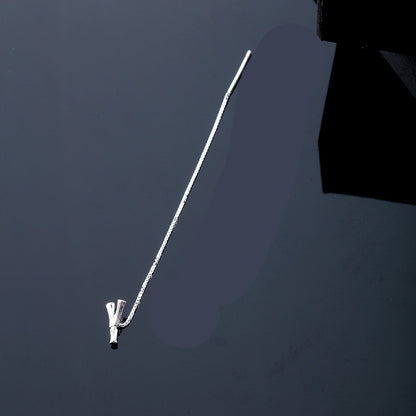 26-Letter Drop Earrings in 925 Sterling Silver – Minimalist Jewelry for Women