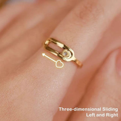 Rotating Finger Spinner Anxiety Ring – Fidget Stress Relief Jewelry for Women